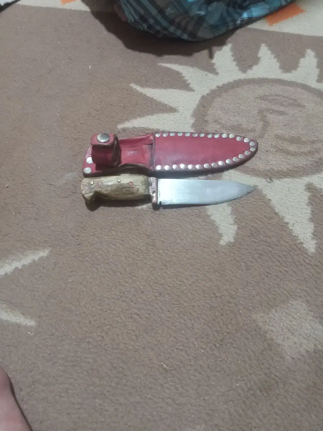 چاقو کمری همراه قلاف|کلکسیون اشیاء عتیقه|قائمشهر, |دیوار