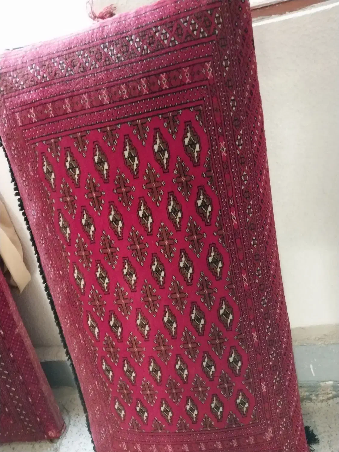 پشتی دستباف ترکمن دو نفره|فرش|تهران, حر|دیوار