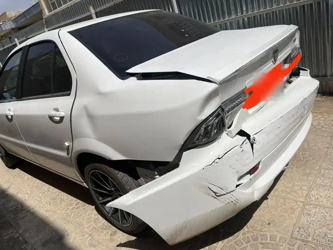 سمند xu7pمدل ۱۴۰۴ ازپشت ضربه خورده|خودرو سواری و وانت|شهرضا, |دیوار