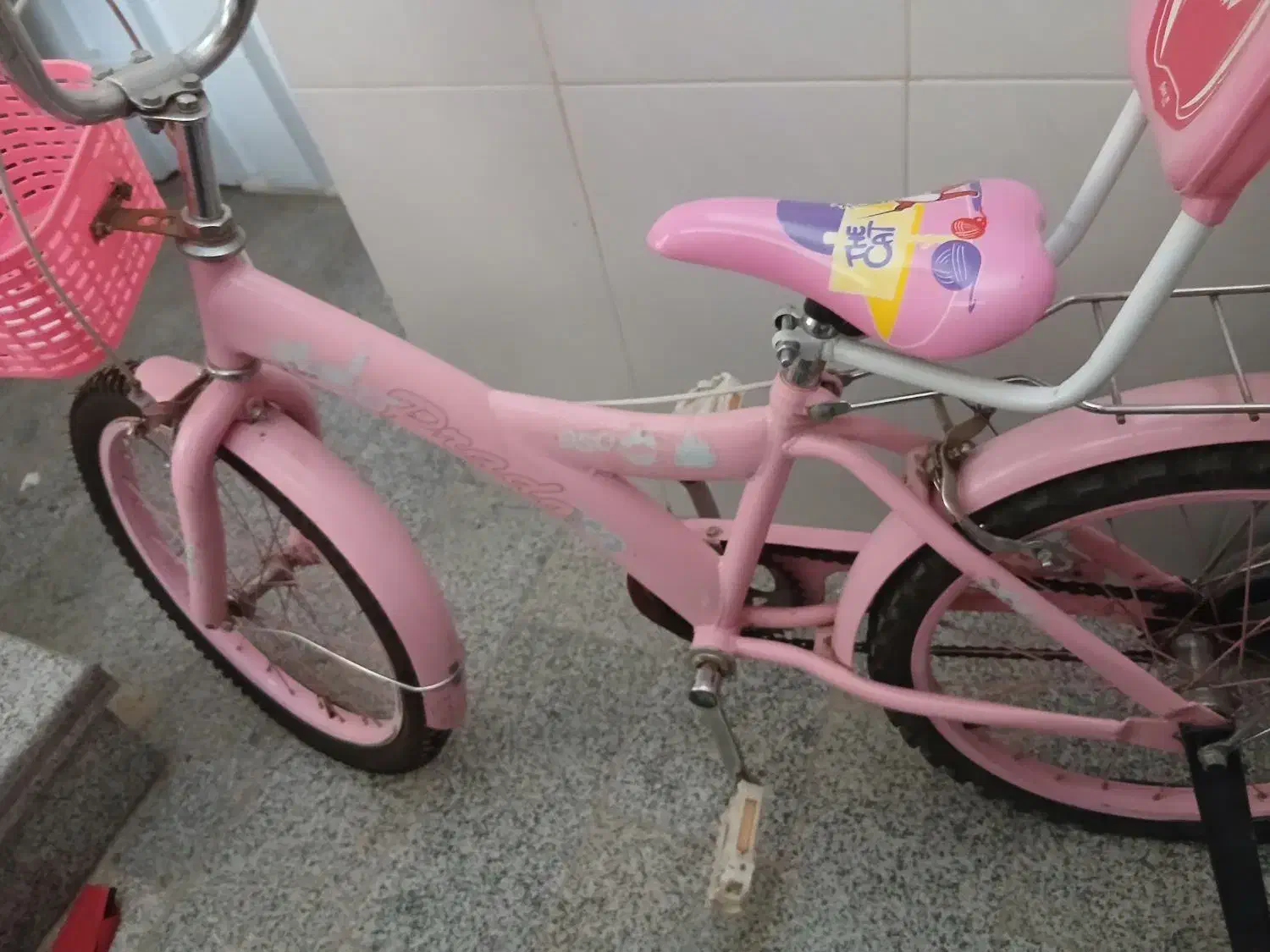 دوچرخه صورتی دخترانه|دوچرخه، اسکیت، اسکوتر|اصفهان, باغ فدک|دیوار