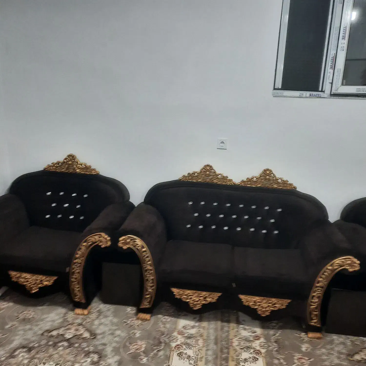 مبل سلطنتی|مبلمان خانگی و میز عسلی|دیواندره, |دیوار