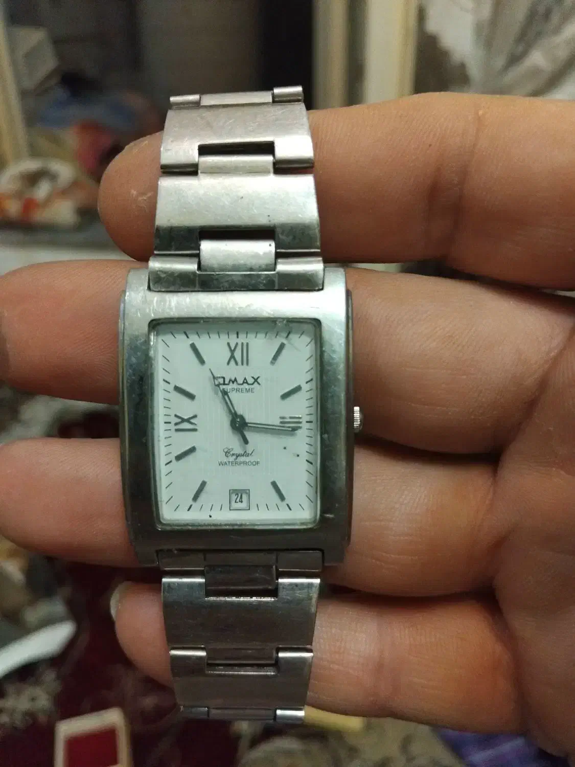 ساعت زنانه تاریخ شمار اوماکس بسیار قدیمی قدیمی اصل|ساعت|شیراز, مسلم|دیوار