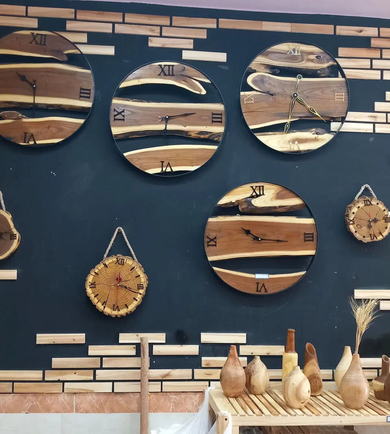 ظروف چوبی چوب گردو|ظروف سرو و پذیرایی|محلات, |دیوار