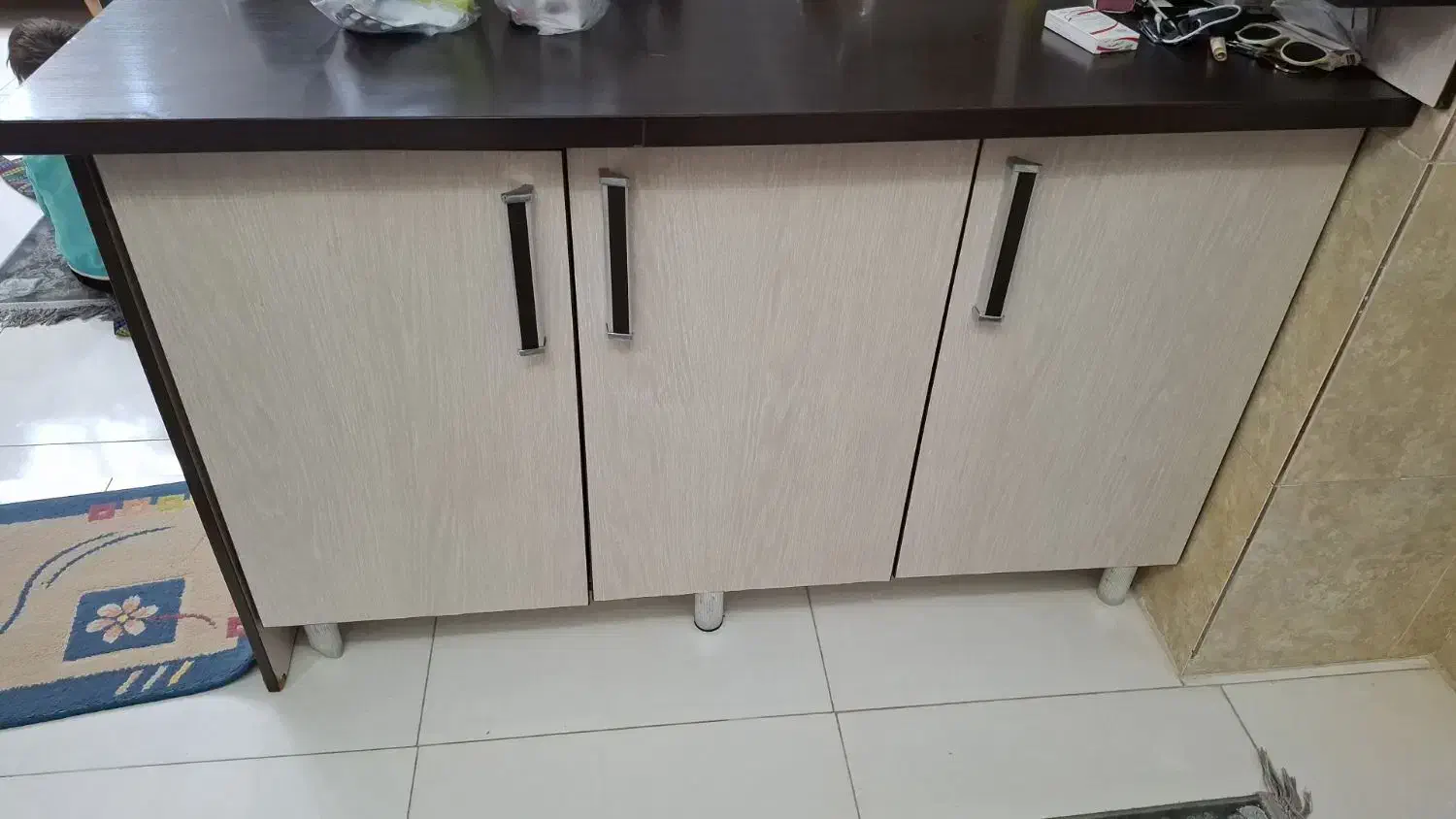 کابینت ام دی اف در حد نو|کتابخانه، شلف، قفسه‌های دیواری|مشکین‌دشت, |دیوار