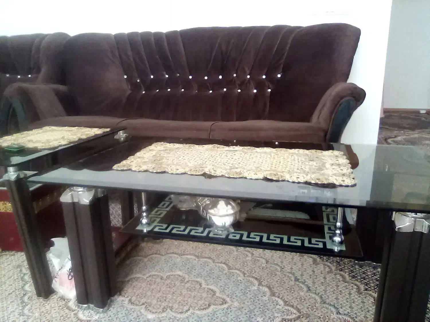 مبل 7نفره به همراه جلو مبلی|مبلمان خانگی و میز عسلی|پارسآباد, |دیوار