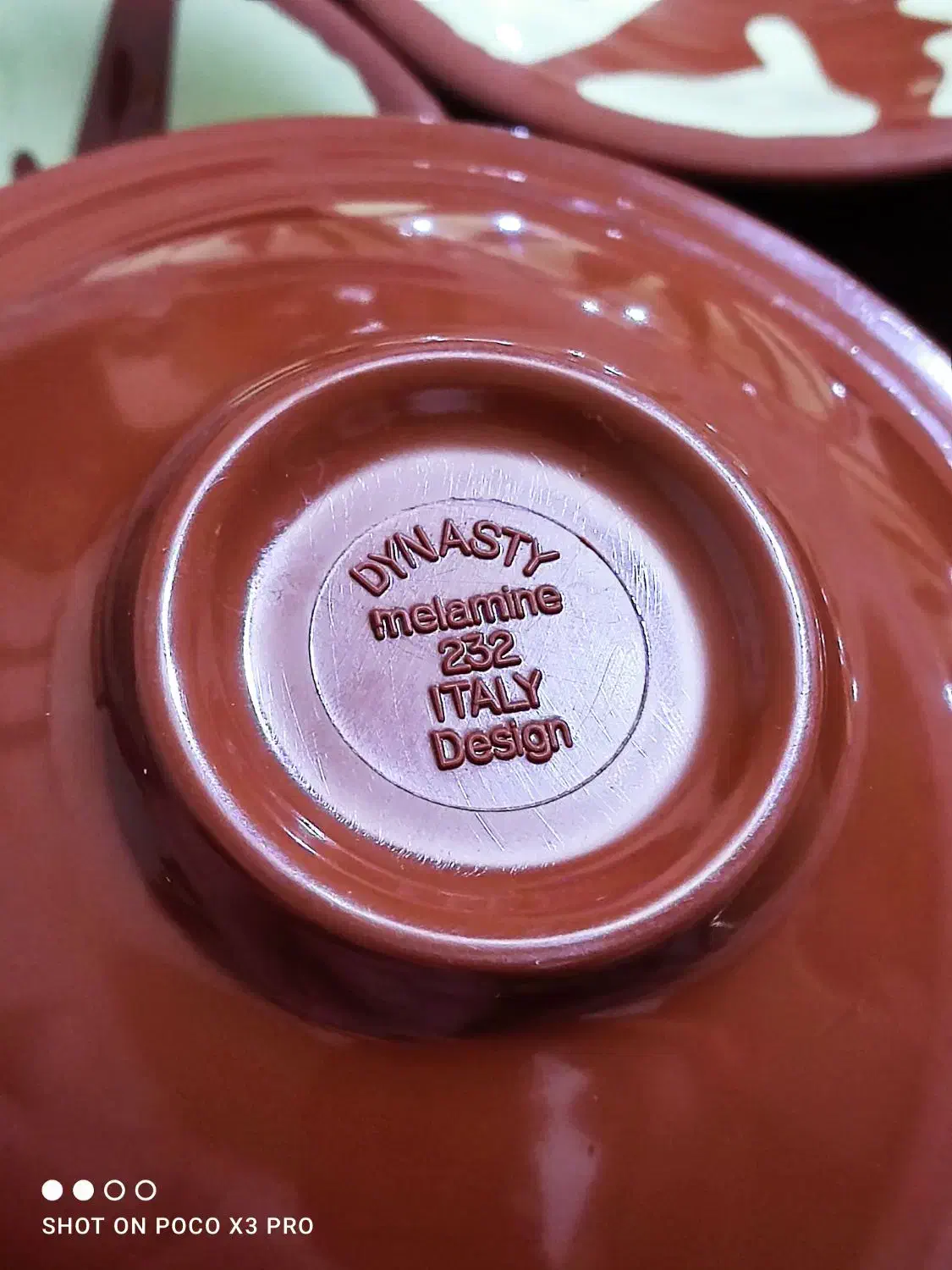 بشقاب ملامین ایتالیایی قدیمی آک|ظروف سرو و پذیرایی|تهران, آشتیانی|دیوار