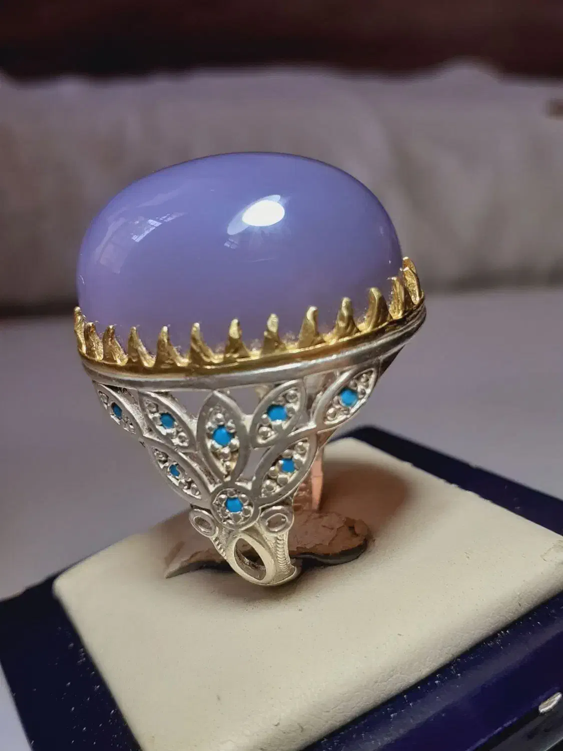 انگشتر های ناب نگین معدنی اصل با رنگ کاملا طبیعی|جواهرات|سیرجان, |دیوار