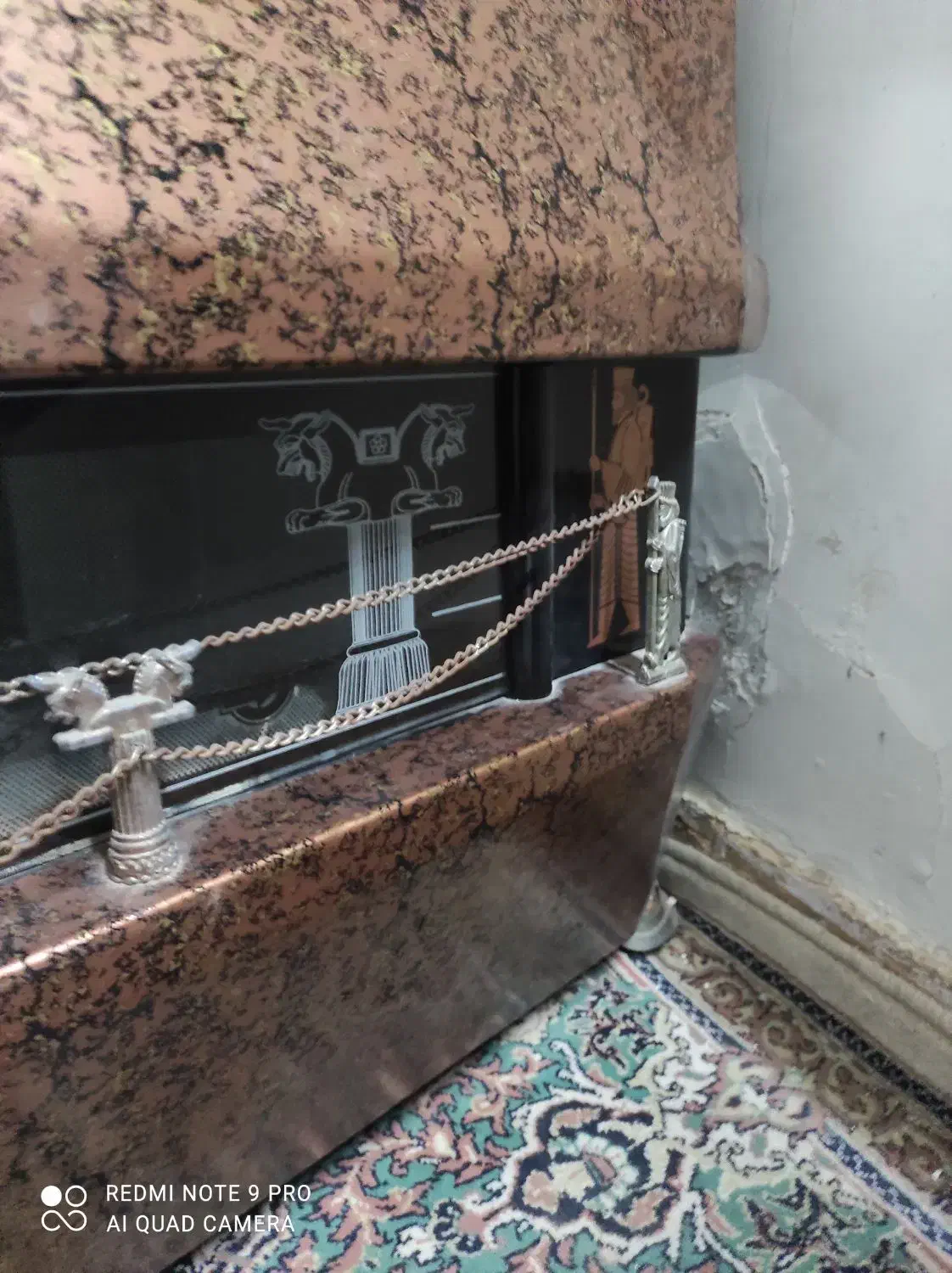 بخاری شومینه درحد نو|بخاری، هیتر، شومینه|یزد, |دیوار