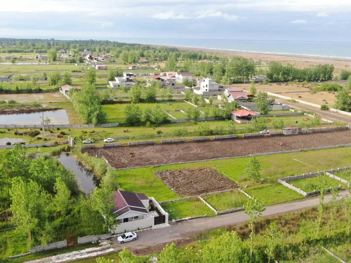 زمین ساحلی 178متری آماده ساخت ویلاباویو دریا|فروش زمین و ملک کلنگی|رشت, منظریه|دیوار