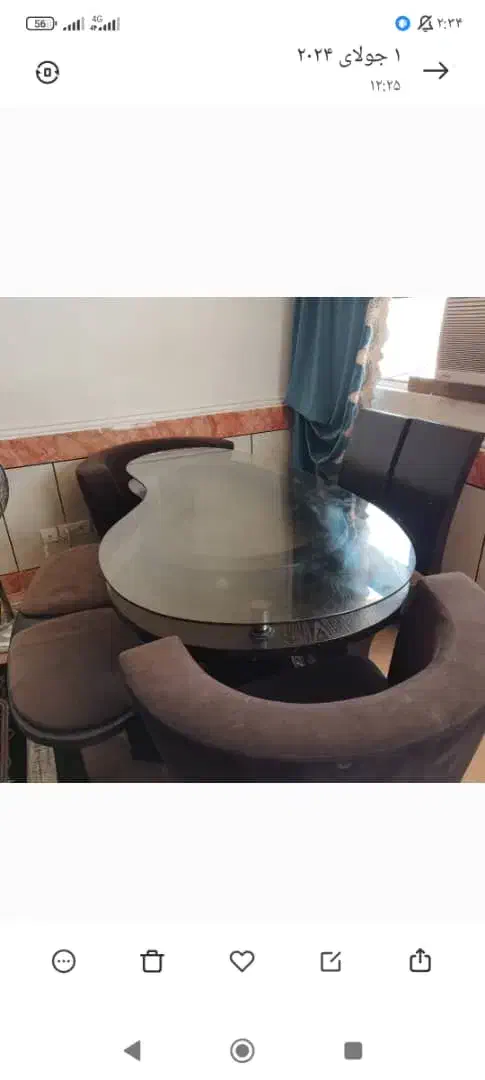 میز ناهار خوری|میز و صندلی غذاخوری|مسجد سلیمان, |دیوار