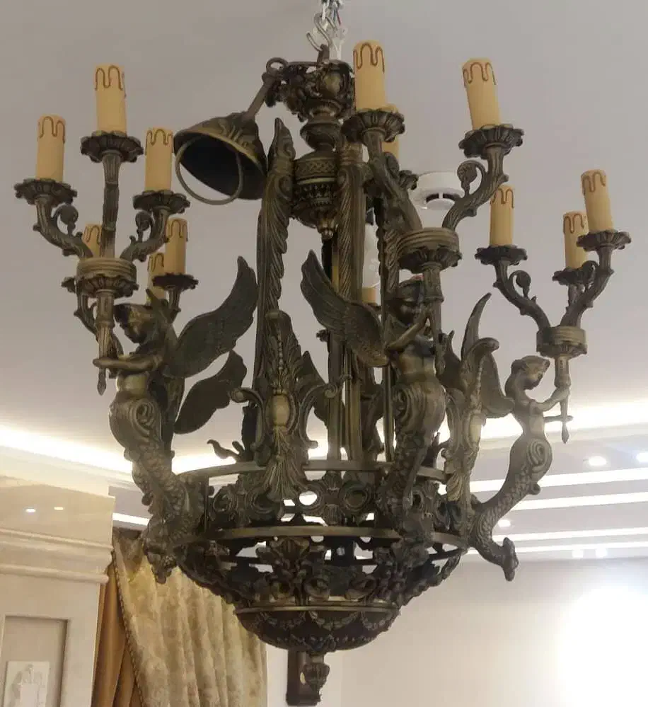 لوستر ملکه|لوستر و چراغ آویز|اراک, |دیوار