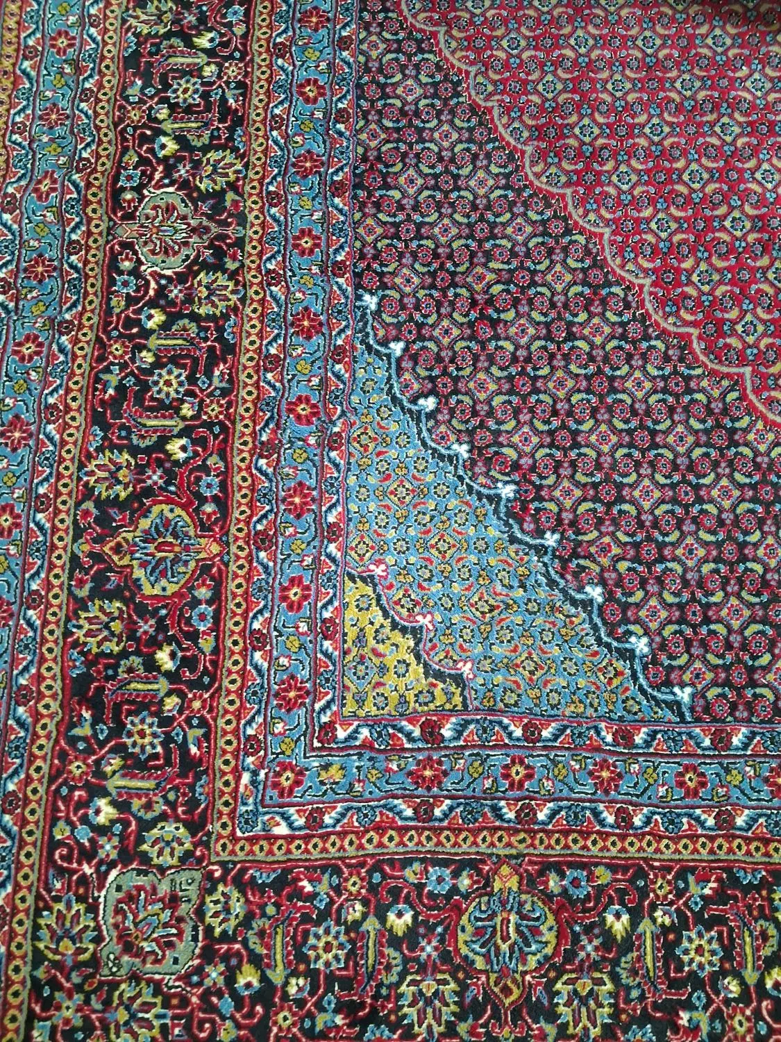 فرش ۱۲ متری خوش نقشه کاملا نو بدون ذره ای زدگی|فرش|ساری, |دیوار