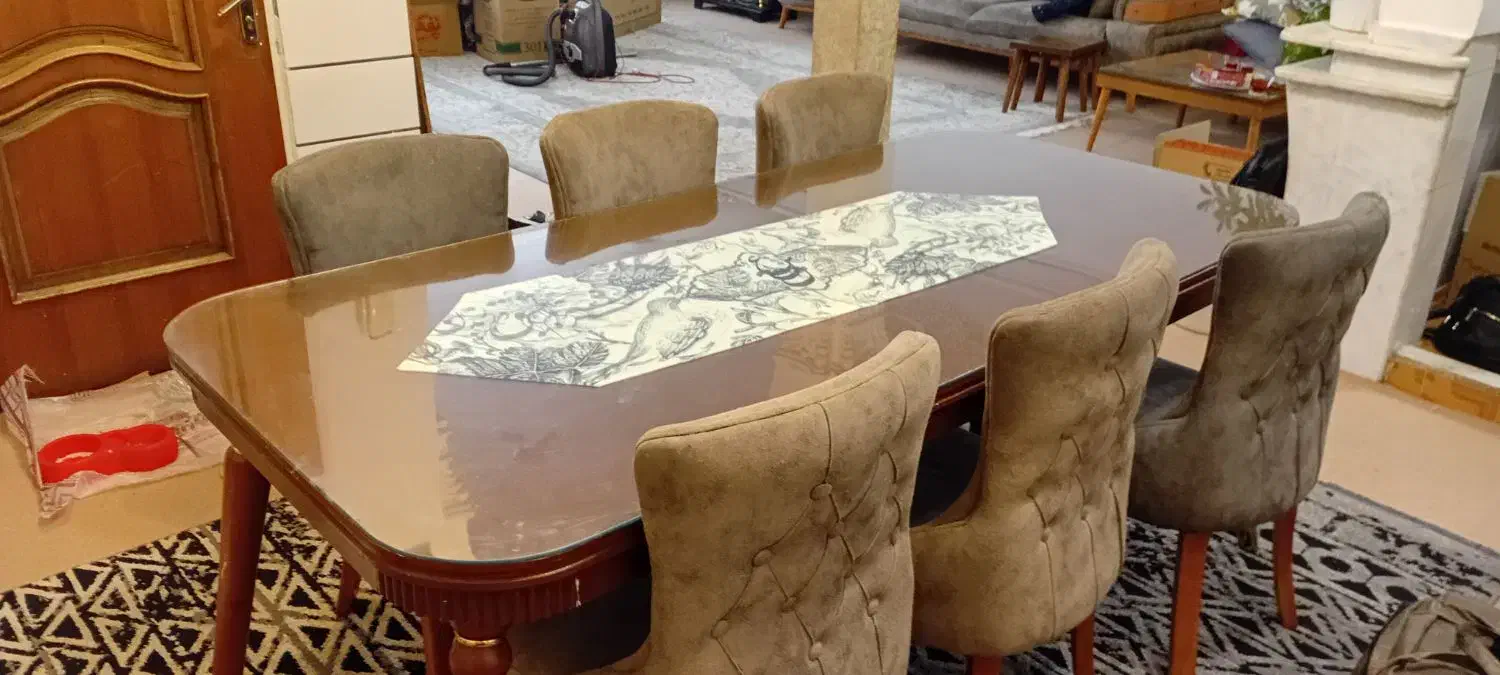 میز ناهار خوری ۶ نفره|میز و صندلی غذاخوری|شهرکرد, |دیوار