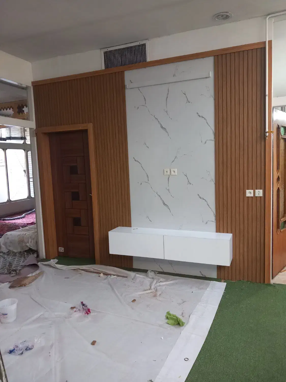 کابینت کمددیواری تی وی وال|جاکفشی، کمد، دراور|خمینی‌شهر, |دیوار