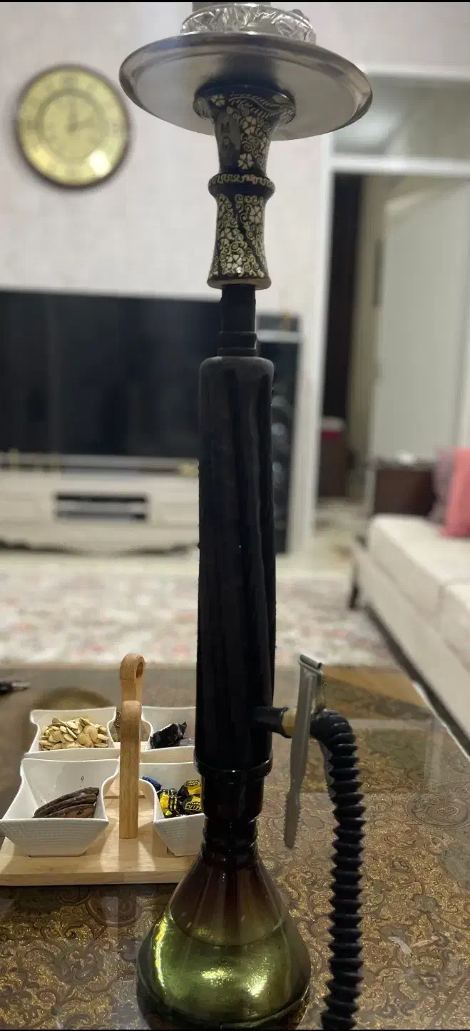 قلیان ۴۰ سانتی راه افتاده دوسیب|کلکسیون و سرگرمی|قزوین, |دیوار