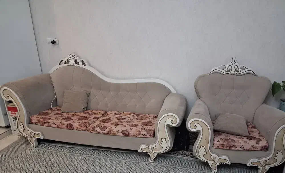 مبل نیم راحتی|مبلمان خانگی و میز عسلی|قدس, شهرقدس|دیوار