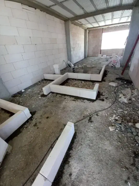 اجرا تخصصی هبلکس بنایی دیوارچینی بلوک AACسبک سوله|خدمات پیشه و مهارت|نوشهر, |دیوار