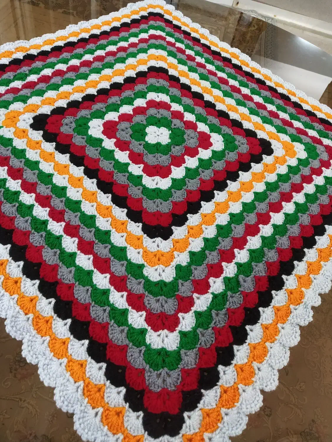 رومیزی|پرده، رانر، رومیزی|قم, وادی السلام|دیوار