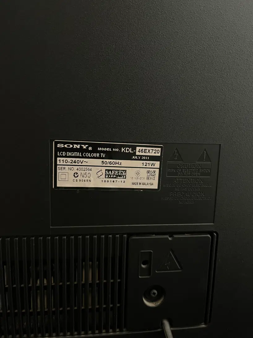 تلویزیون Sony 46 سونی (مالزی)|تلویزیون و پروژکتور|تهران, آزادشهر|دیوار