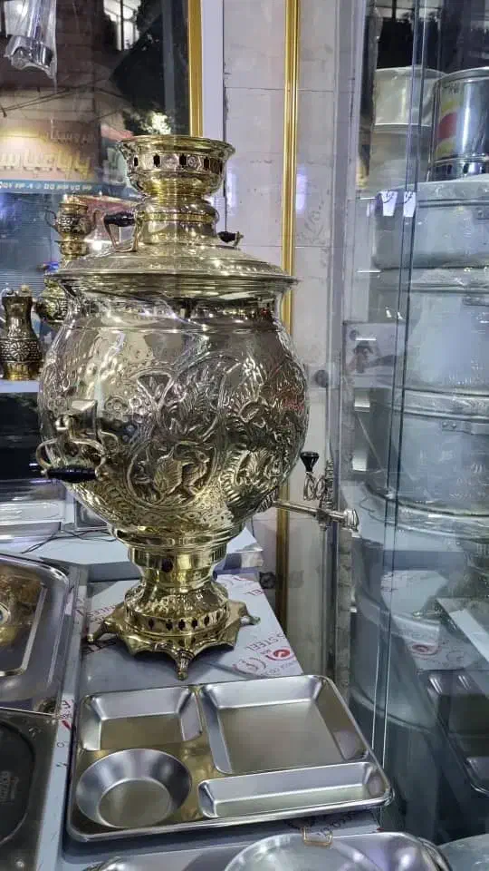 سماور برنجی|سماور، چای‌ساز، قهوه‌ساز|لاهیجان, کوی خزر|دیوار