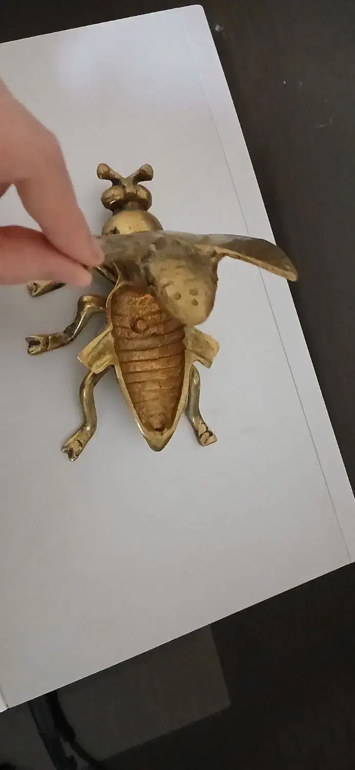 گوزن جا سیگاری برنز جاکلید جاقاشق گلدون دکوری|صنایع دستی و سایر لوازم تزئینی|فردیس, شهرک ارم|دیوار