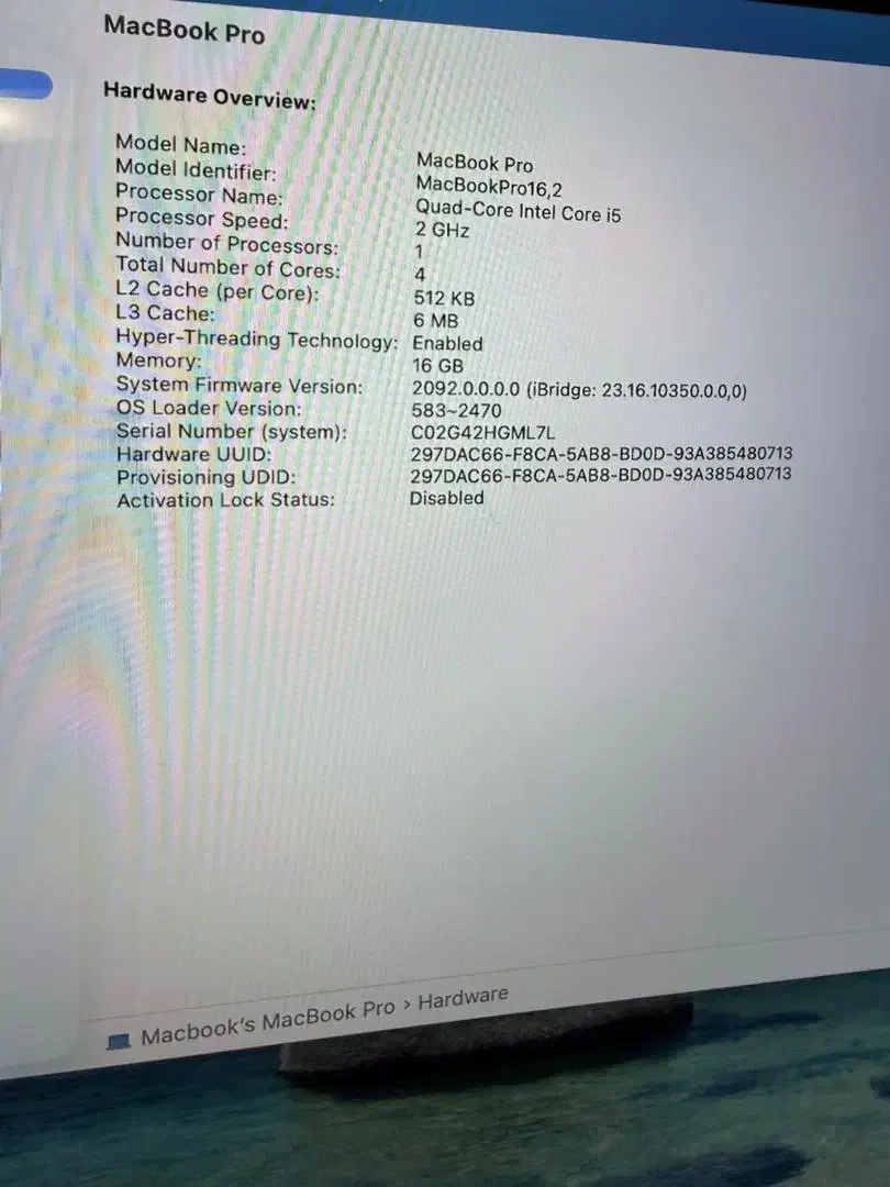 Macbook pro 2020|رایانه همراه|اهواز, کیانپارس |دیوار