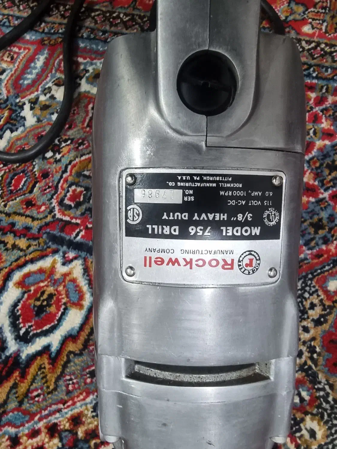 دریل Rockwell آمریکایی قدیمی|ابزارآلات|ری, ظهیرآباد|دیوار