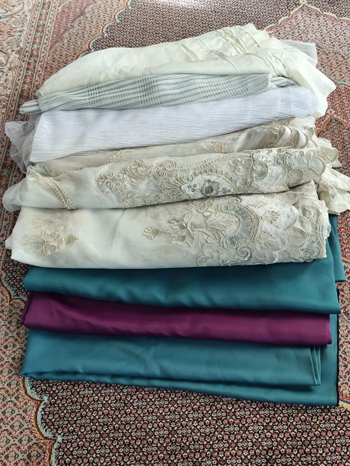 پرده|پرده، رانر، رومیزی|پارسآباد, |دیوار