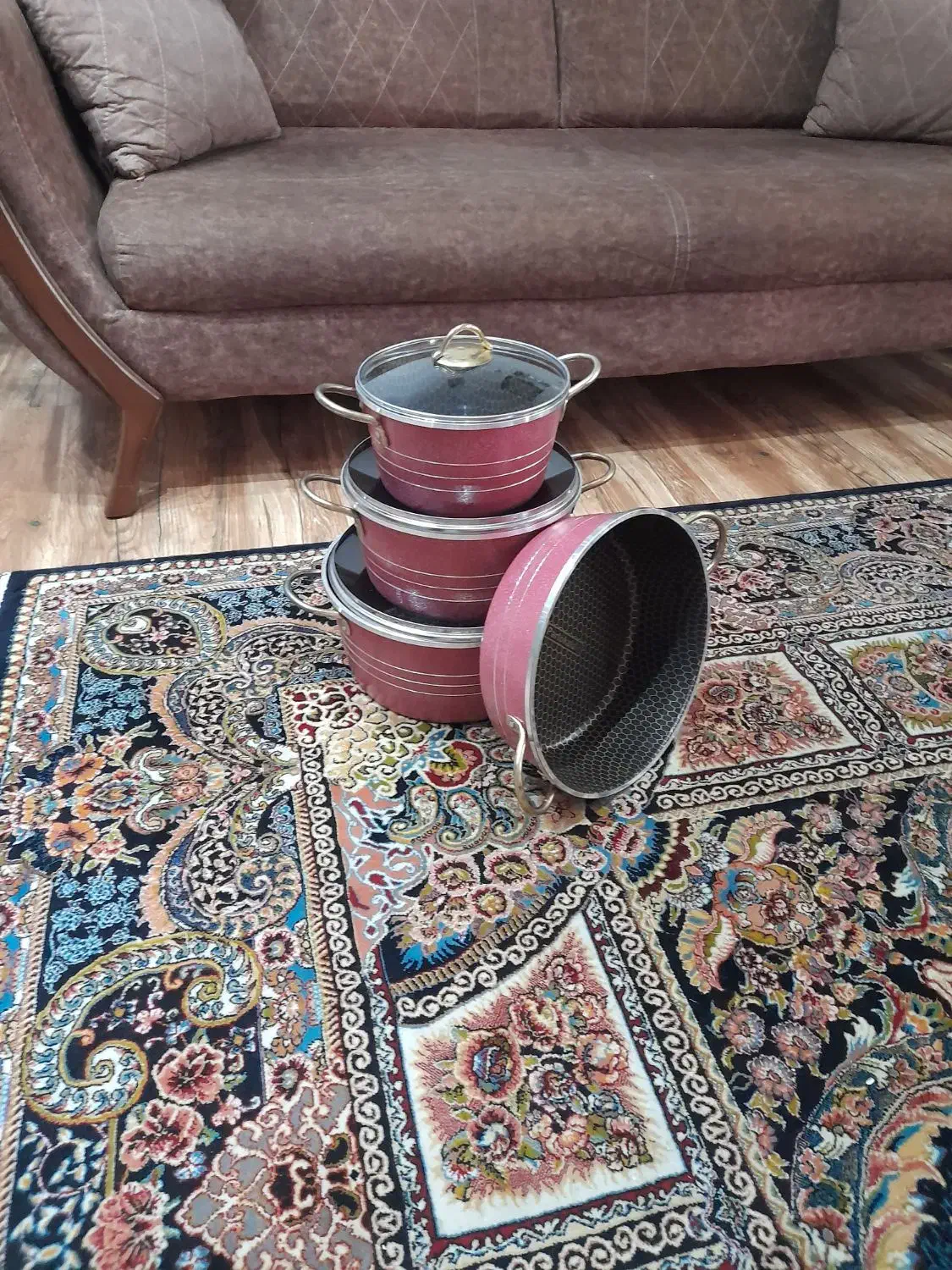 فروش استثنایی ۷ پارچه تفلون|ظروف پخت‌وپز|رشت, تازه آباد|دیوار