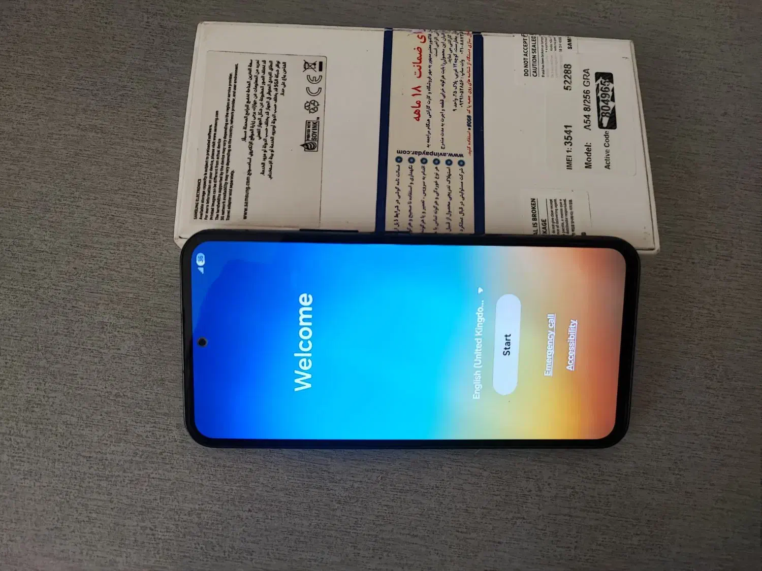 گوشی A54 256 5G تمیز|موبایل|تهران, سلسبیل جنوبی|دیوار