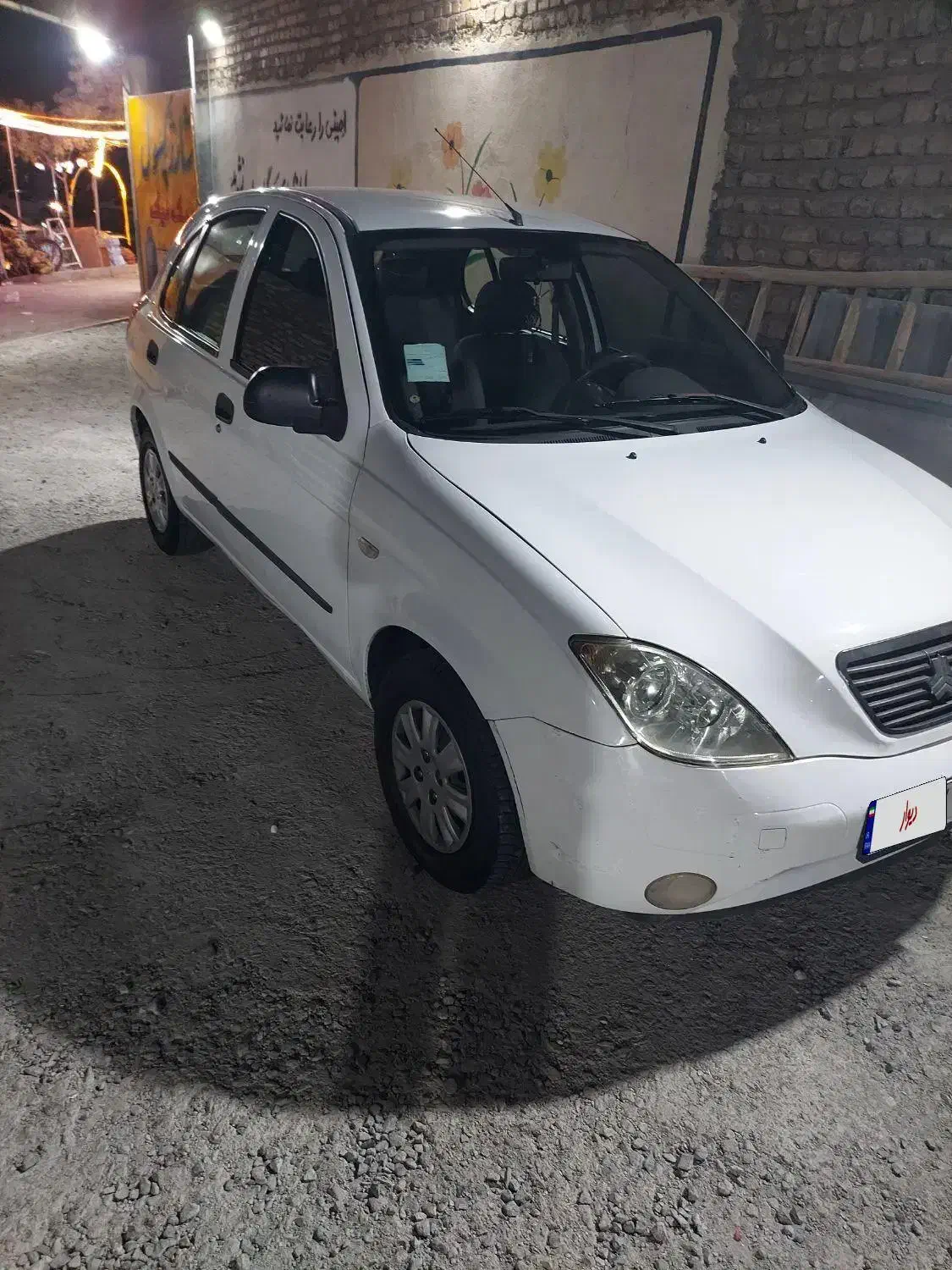 تیبا ۲ مدل ۹۴ سفید کم کار|خودرو سواری و وانت|اراک, |دیوار