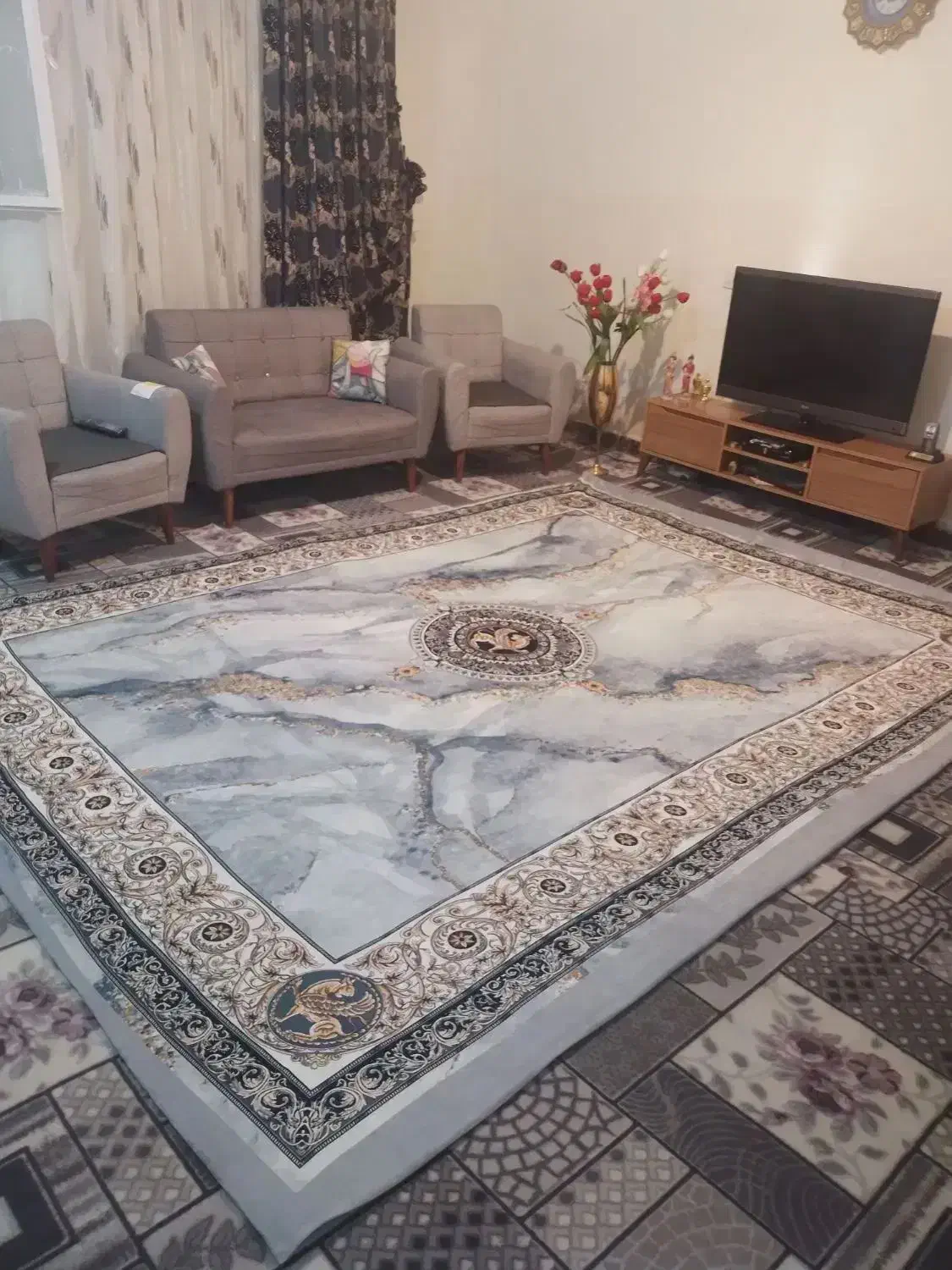 فروش روفرشی نو در حد نو|فرش|شهریار, شهریار|دیوار