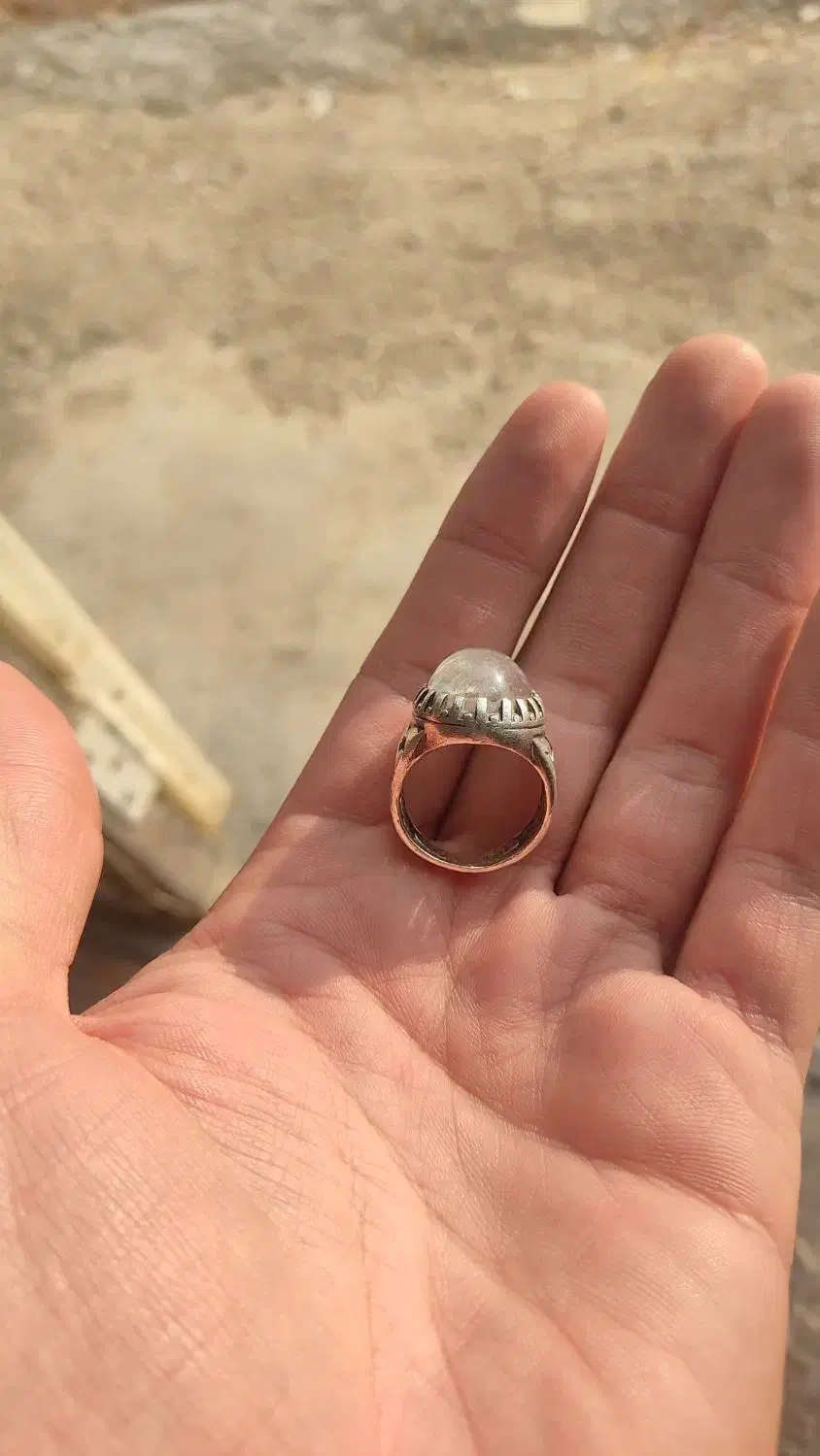 انگشتر نقره دُر نجف خطاطی|جواهرات|محمدیه-قزوین, |دیوار