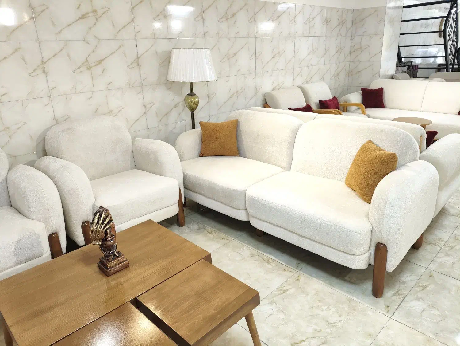 مبل راحتی سالیز تدی ست ۸ نفره|مبلمان خانگی و میز عسلی|مشکیندشت, |دیوار