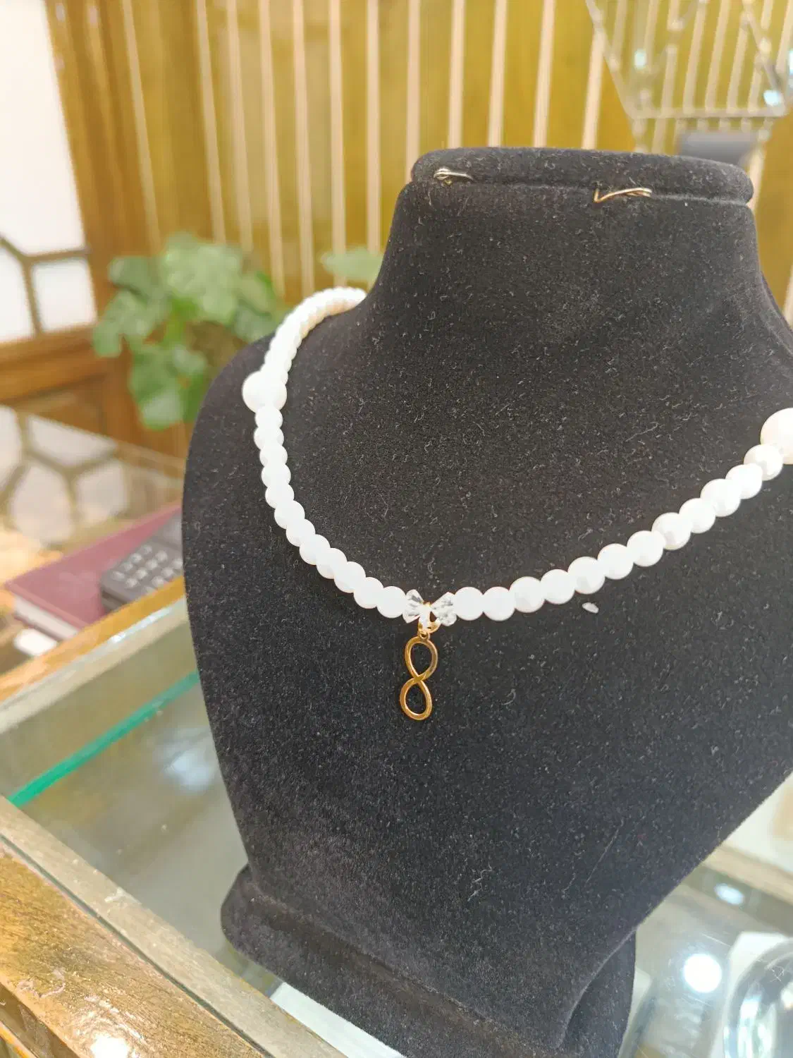 گردنی بی نهایت سوتی مرواریدی|جواهرات|مراغه, |دیوار