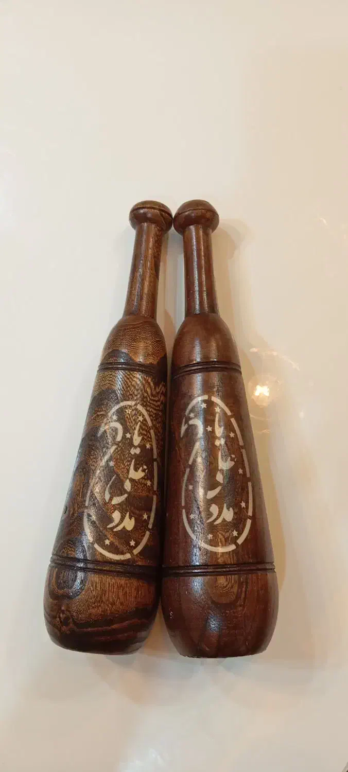 میل باستانی زورخانه ای دکوری چوبی|صنایع دستی و سایر لوازم تزئینی|پردیس, فاز ۸|دیوار