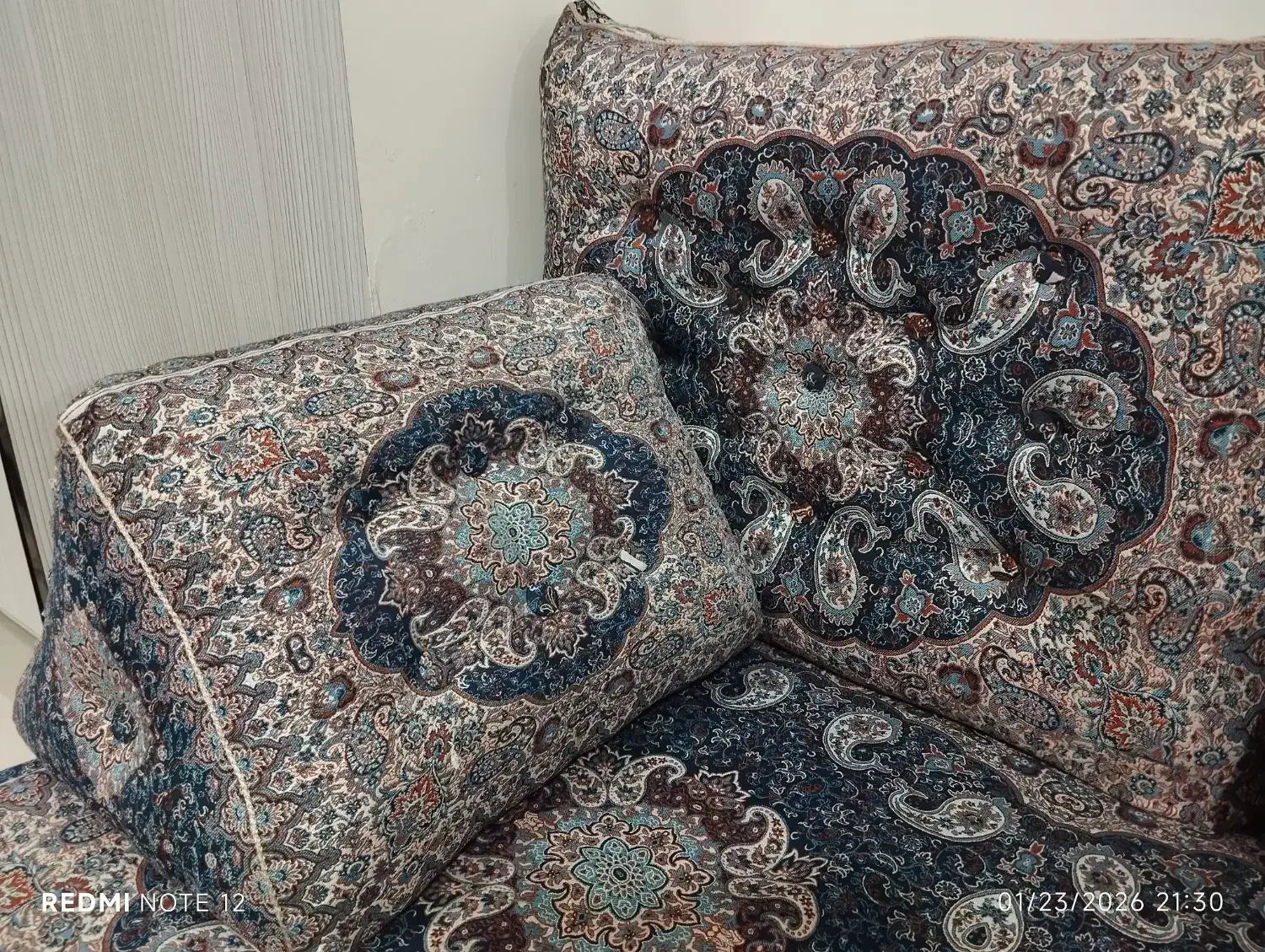 شاه نشین در حد نو|پشتی|پرند, فاز ۳|دیوار