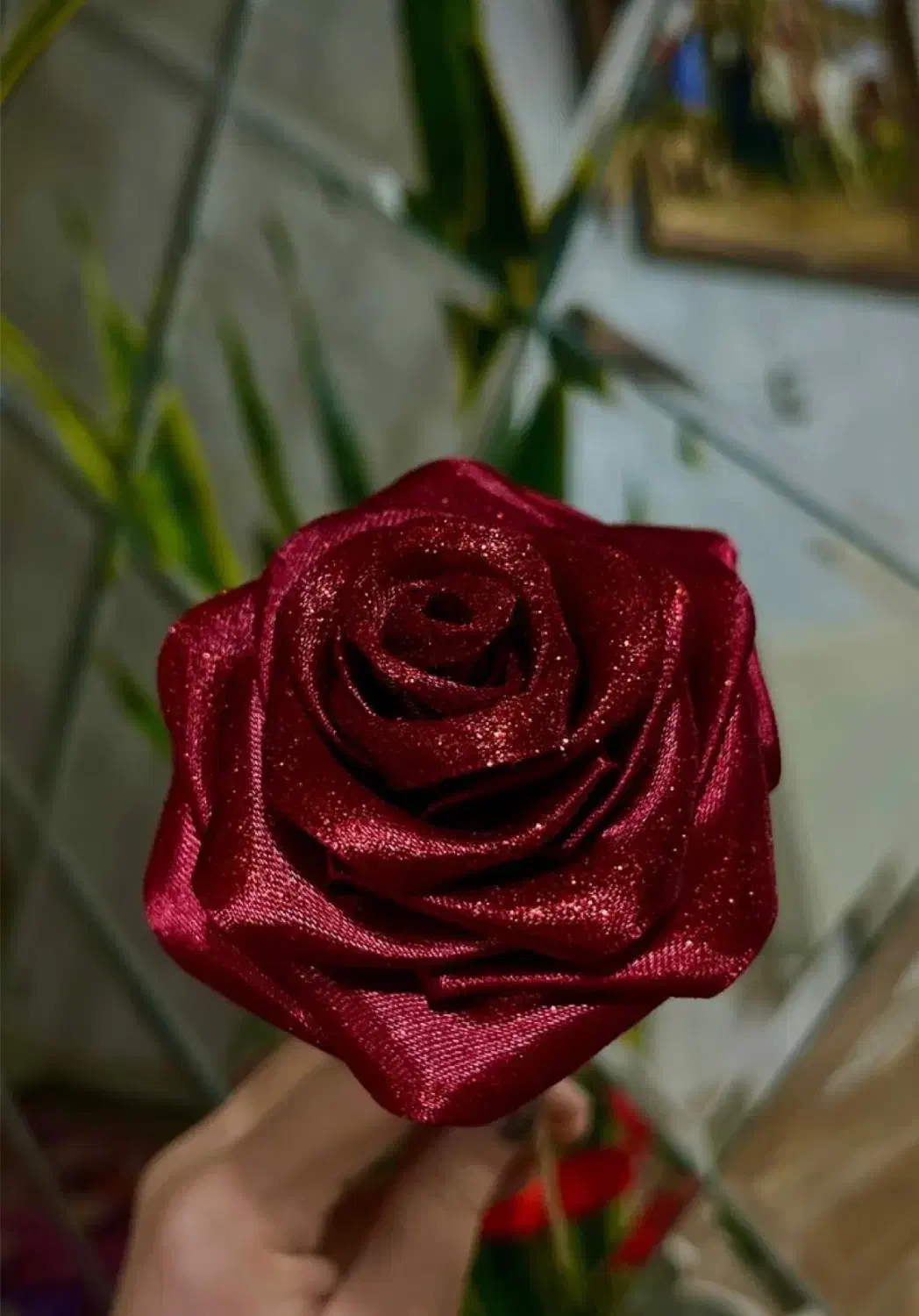 گل روبانی|گل مصنوعی|تبریز, |دیوار