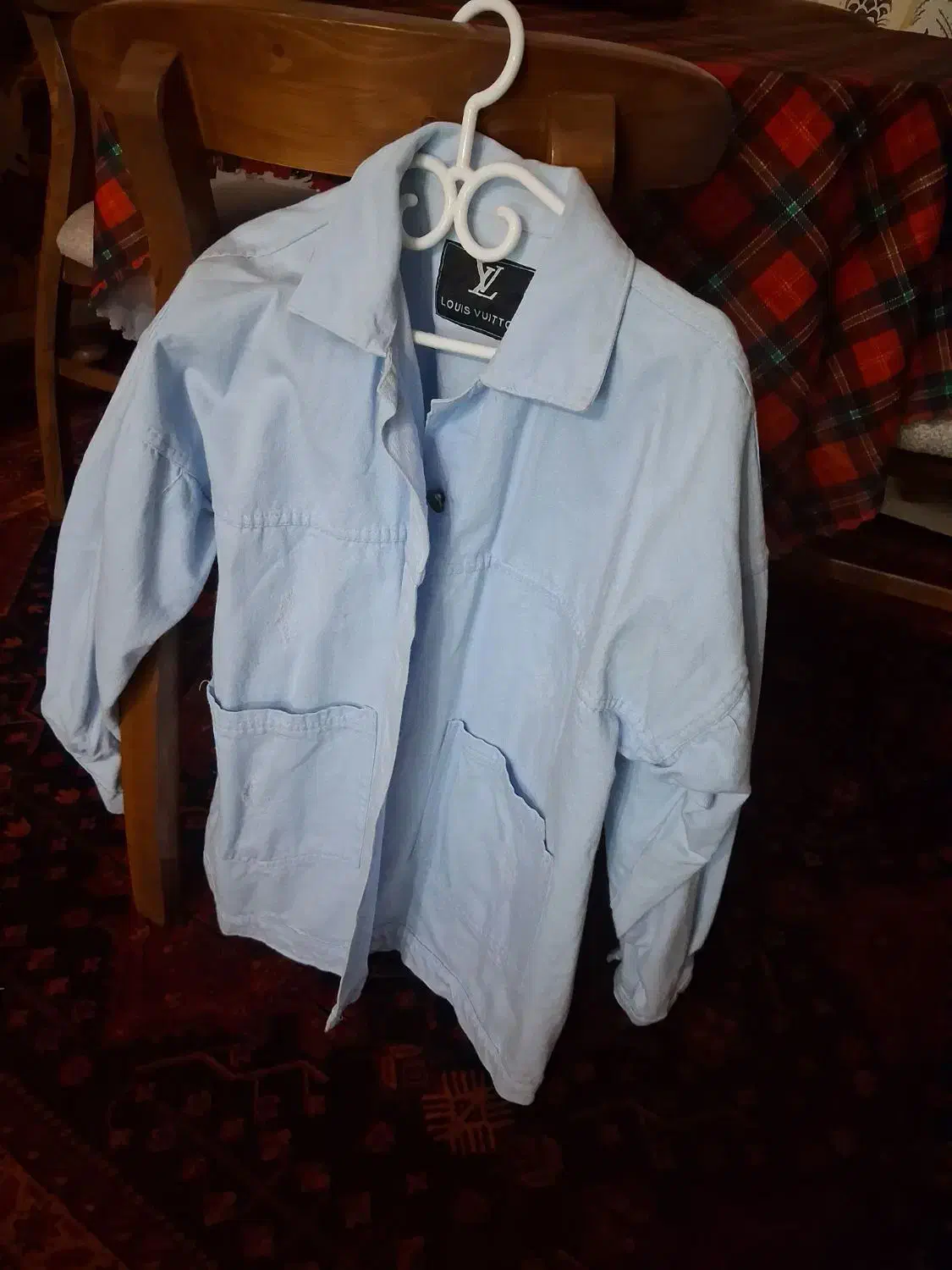 کت کتان آبی|لباس|رشت, استادسرا|دیوار