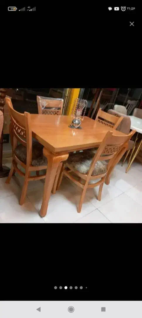 میز ناهار خوری الیکا|میز و صندلی غذاخوری|اصفهان, کساره|دیوار