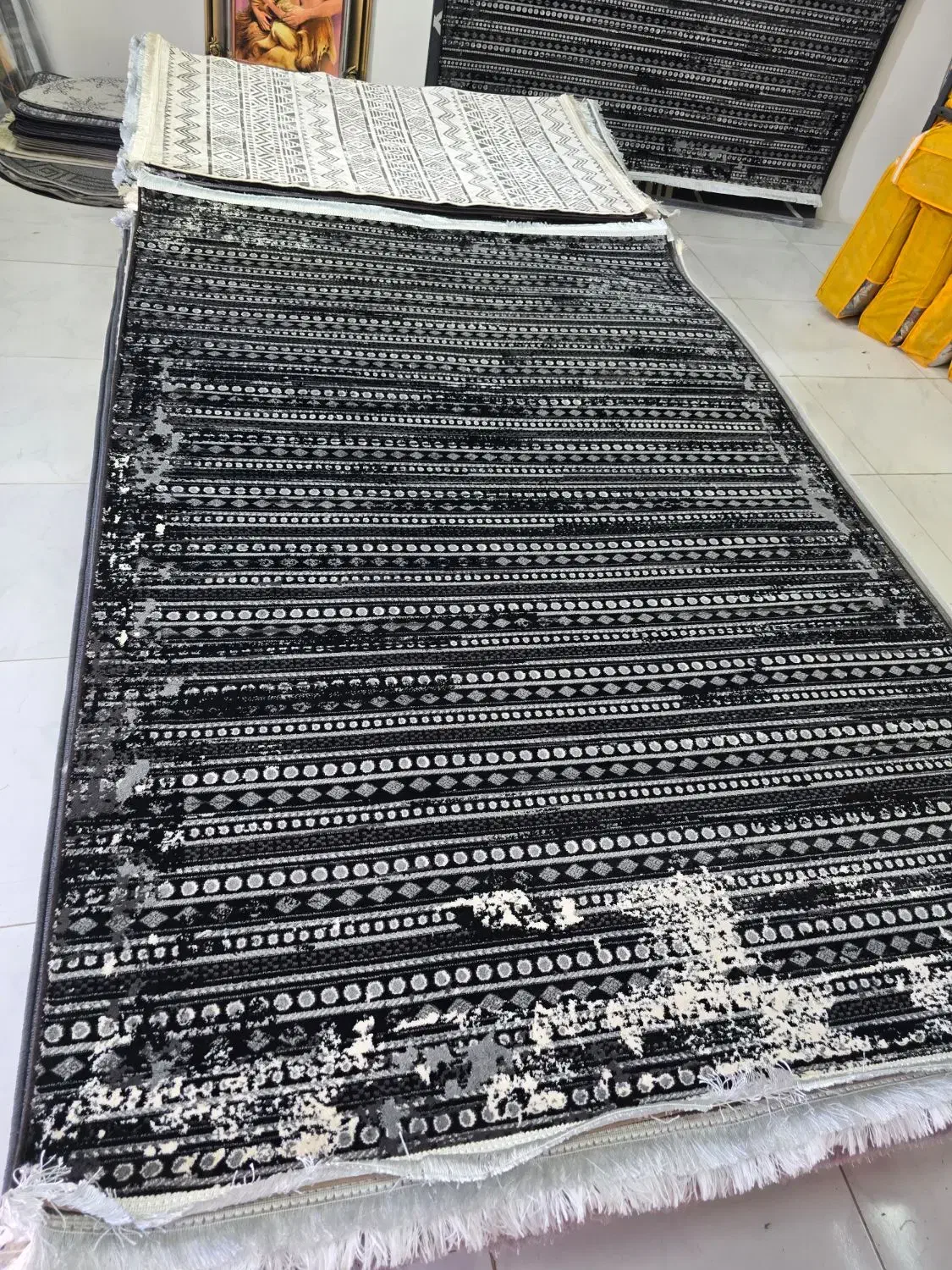 قالیچه ست ۶ و ۴ متری مه گل آرا کد ۱۱۱|گلیم، جاجیم، گبه|مشهد, کشف|دیوار