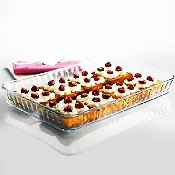 تابه پیرکس مستطیل دالبری بورجام ترک|ظروف پخت‌وپز|بندر انزلی, کارآموزی|دیوار