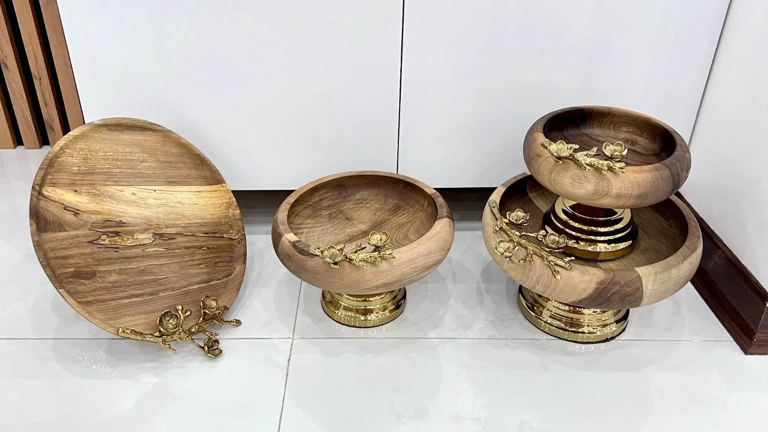 سرویس پذیرایی چوبی|ظروف سرو و پذیرایی|اسلام‌شهر, شهرک طالقانی|دیوار