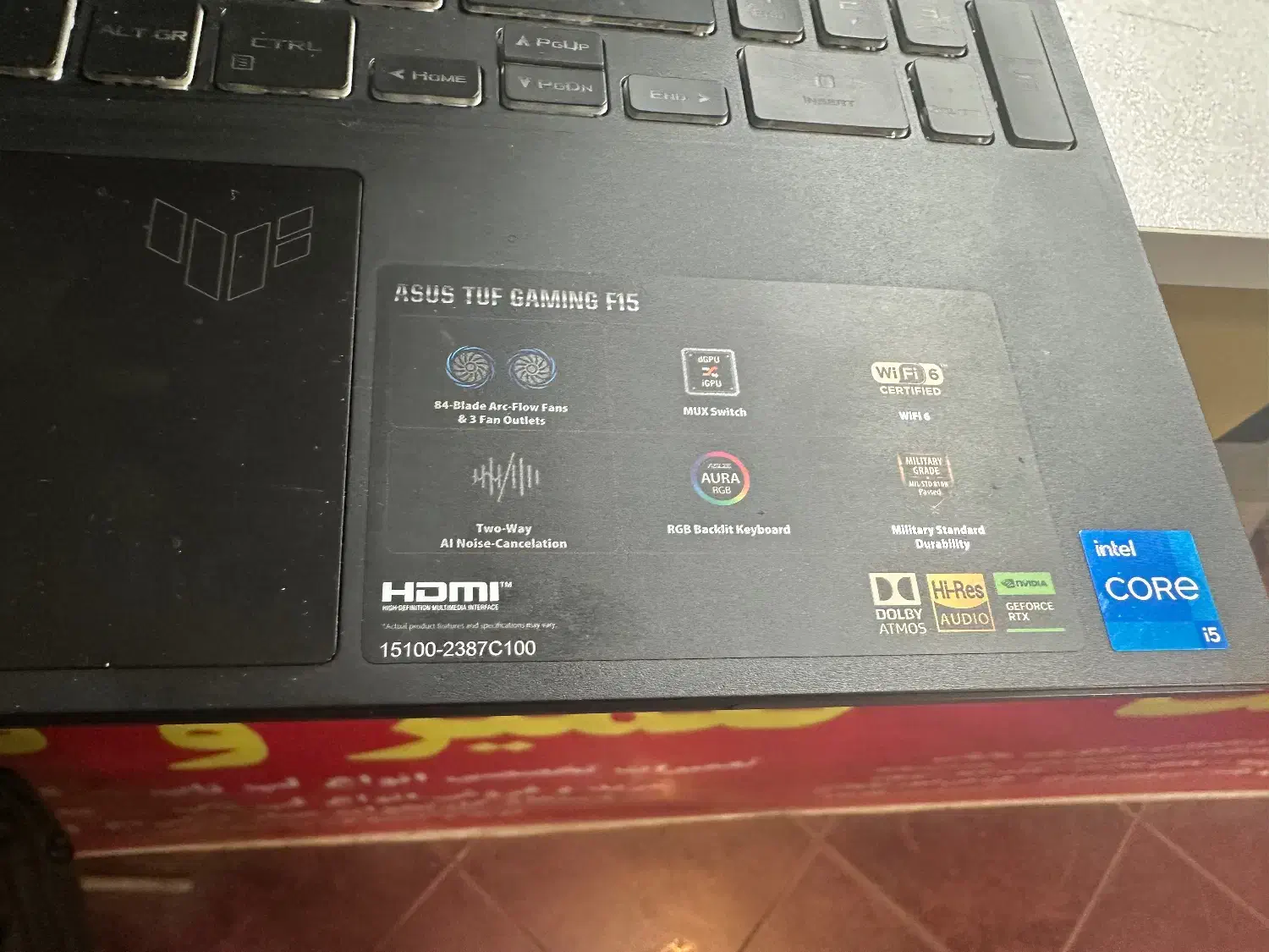 لپ تاپ تاف ایسوس|رایانه همراه|اصفهان, سعادت‌آباد|دیوار