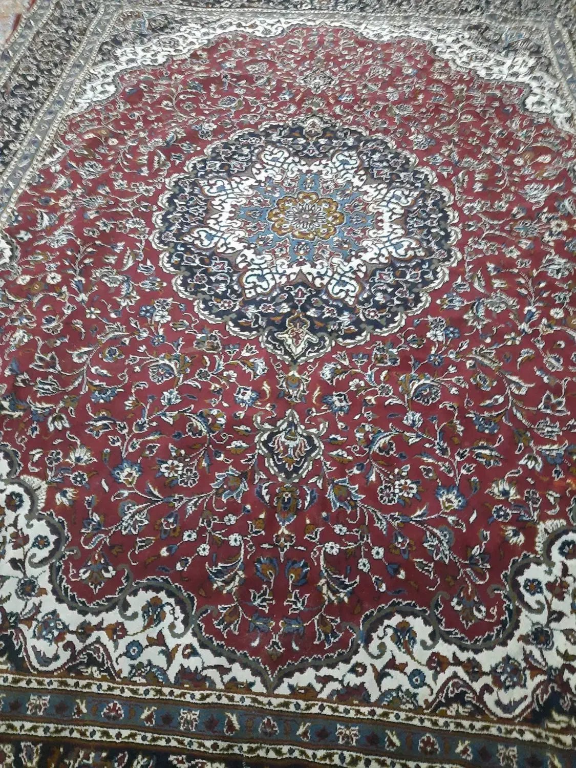 فرش۱۲ متری ۵۰۰ شانه تمام نخ|فرش|قم, میرزائیه|دیوار