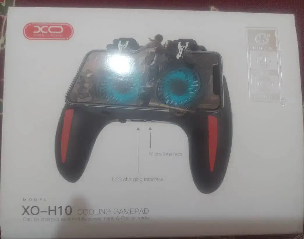 دسته بازی به همراه دو فن قدرتمند شارژی|کنسول، بازی ویدئویی و آنلاین|نجف‌آباد, ویلاشهر|دیوار