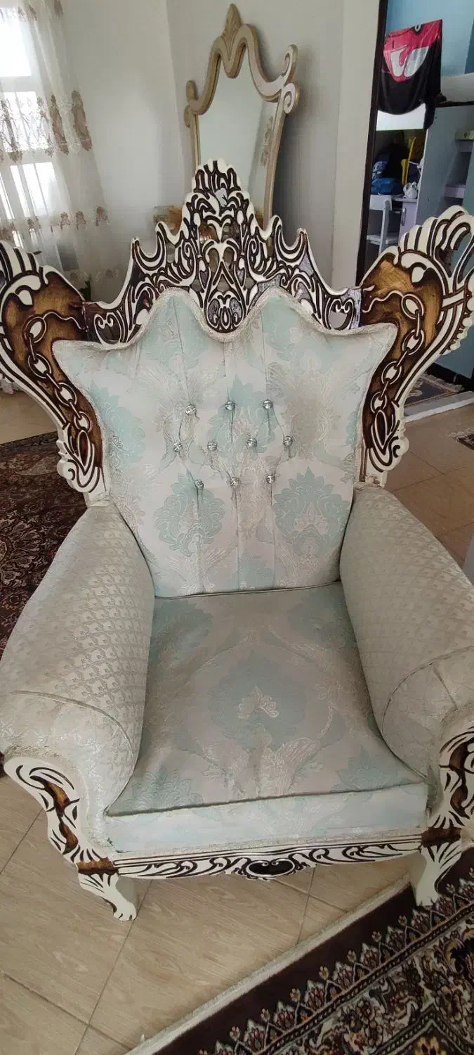 مبل ۷نفره|مبلمان خانگی و میز عسلی|آستارا, |دیوار