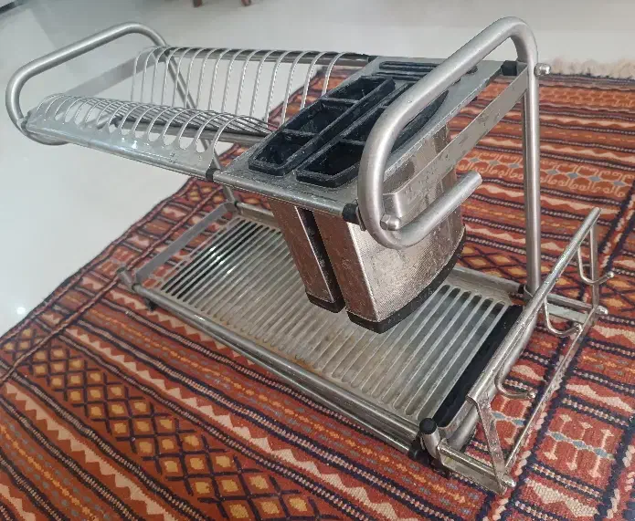 استند قابلمه و جاظرفی استیل|آب‌چکان و نظم‌دهنده ظروف|کاشان, فاز ۲ ناجی آباد|دیوار