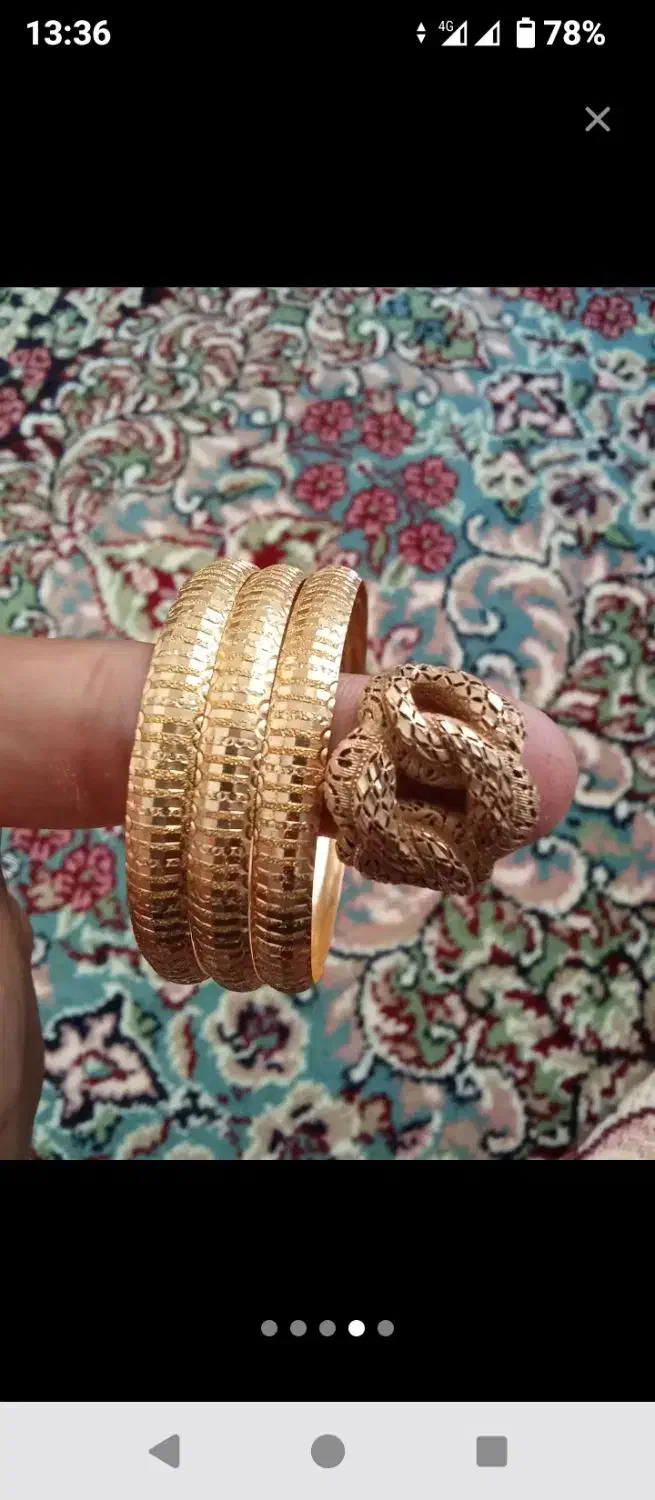 النگو طلا و انگشتر طلا به وزن ۱۶.۶۴۰|جواهرات|نهاوند, |دیوار
