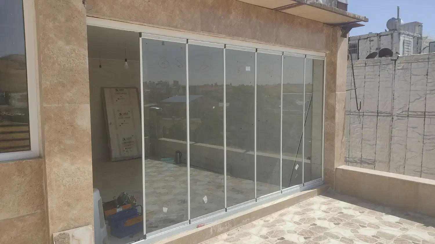 شیشه/جام بالکنی/ریل تاشو مدل 7لت کد 1007|خدمات پیشه و مهارت|کرمانشاه, |دیوار